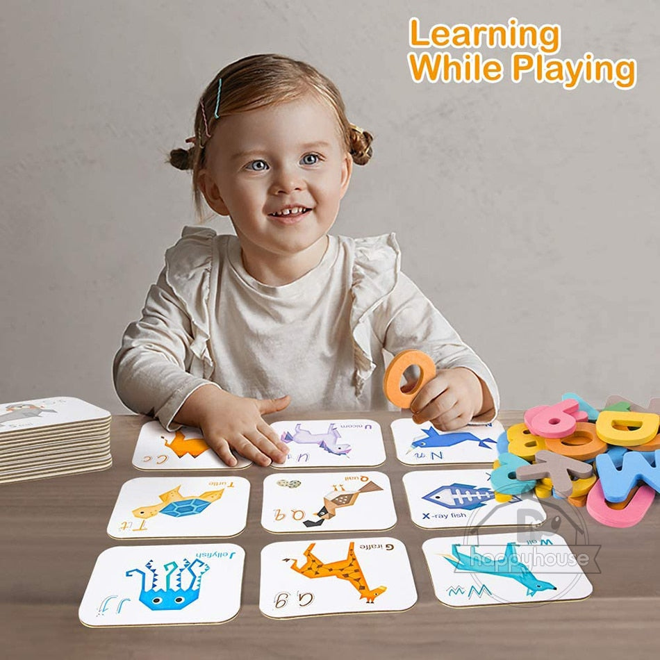 Fidtoy Jouets éducatifs en bois Montessori pour enfants