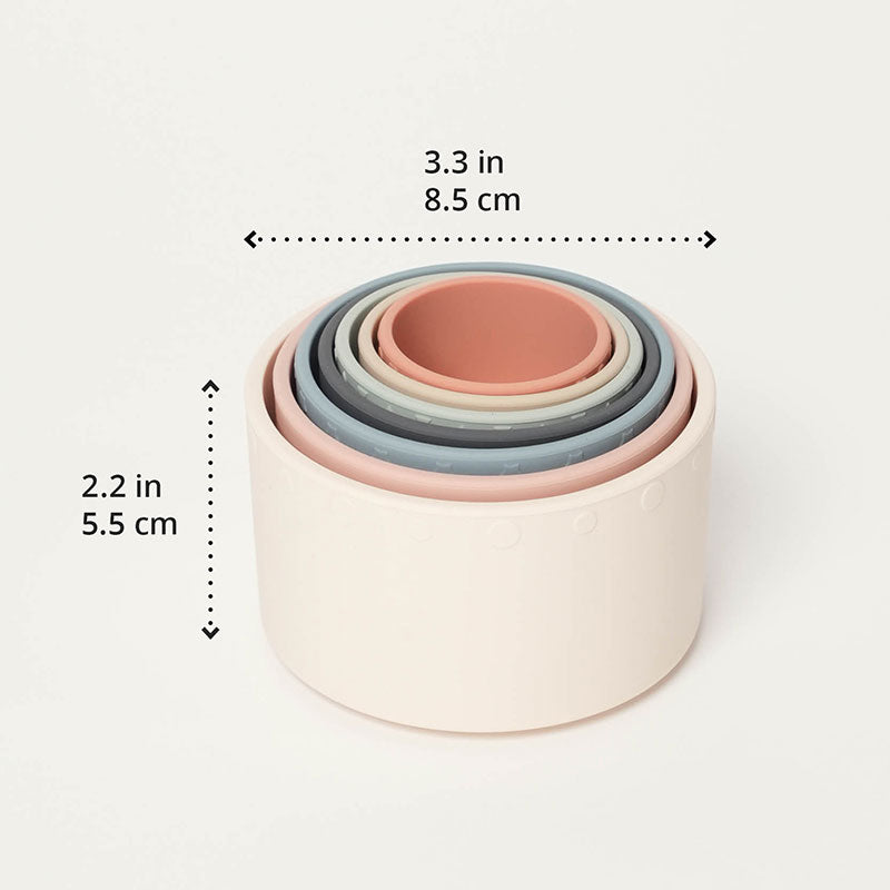 Gobelets empilables Montessori pour bébé