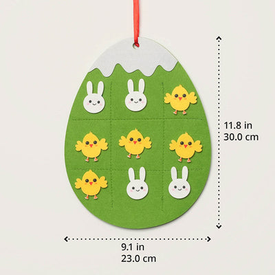 Fidtoy Felt Bunny Wall Activity Toy for Kids 1+ Easter Decor