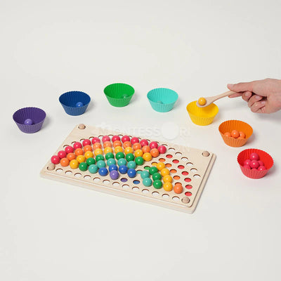 Perles Montessori Arc-en-ciel Fidtoy