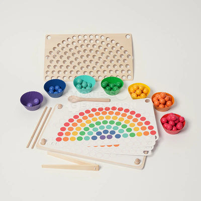 Perles Montessori Arc-en-ciel Fidtoy