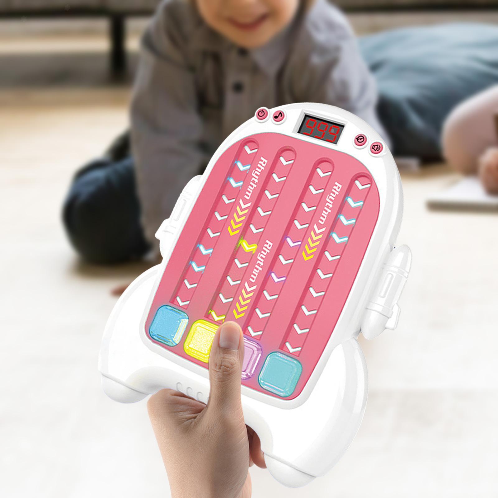Fidtoy Quick Push Rhythm Finger Pressing Game Machine for Kids Concentration Training Hand Speed Reflex Challenge Toy