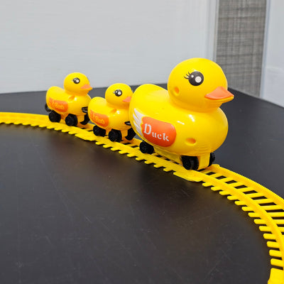 Jouet de chemin de fer électrique Canard Jaune – Jouet de piste amusant pour enfants | Bacha Toys