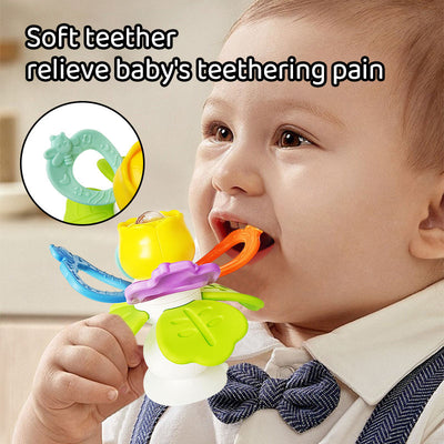 Juguete Sonajero para Bebé – Educación Temprana para el Desarrollo Visual, Táctil y Auditivo | Bacha Toys