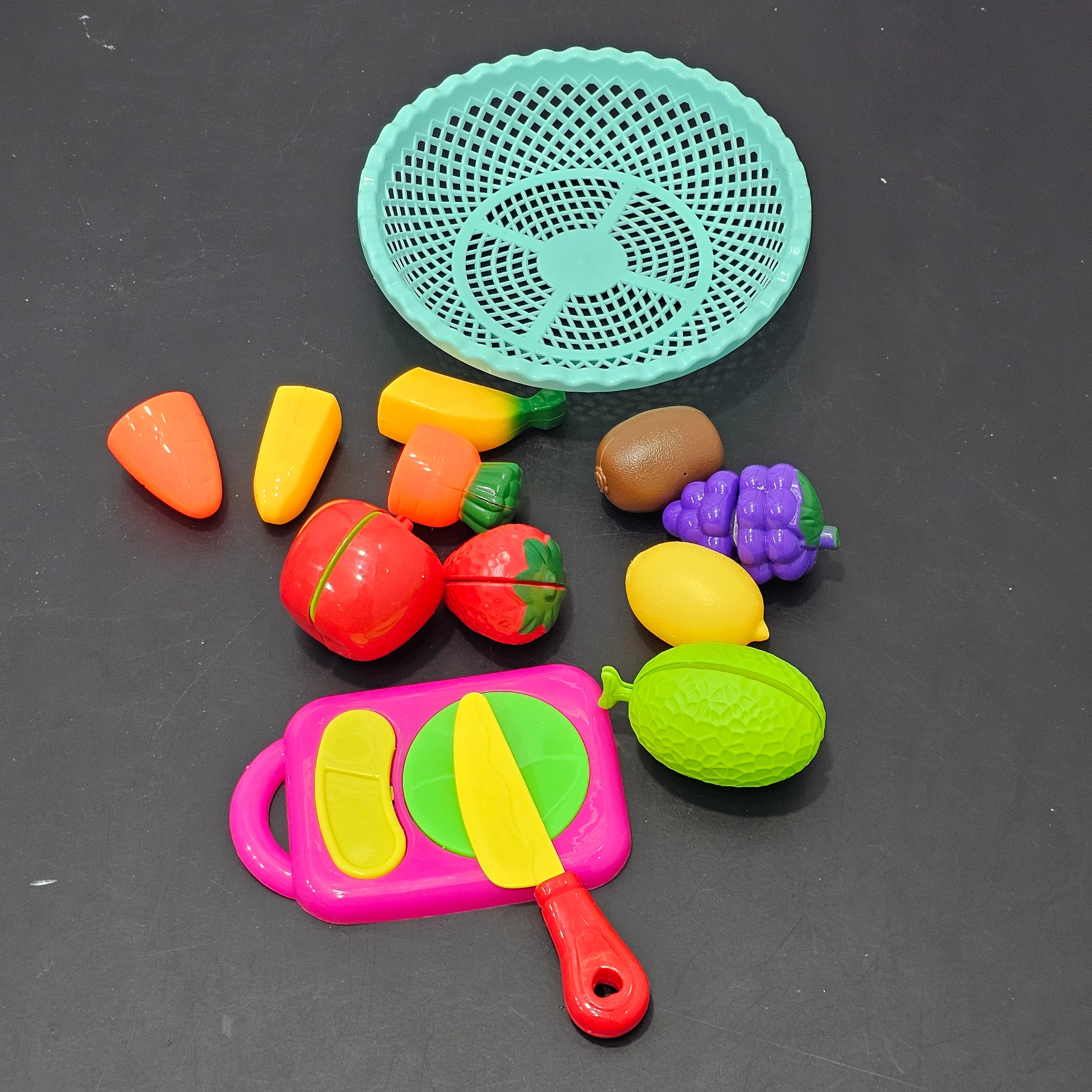Juego de juguetes de frutas para cortar para niños – Divertido juego de imitación con herramientas seguras | Bacha Toys