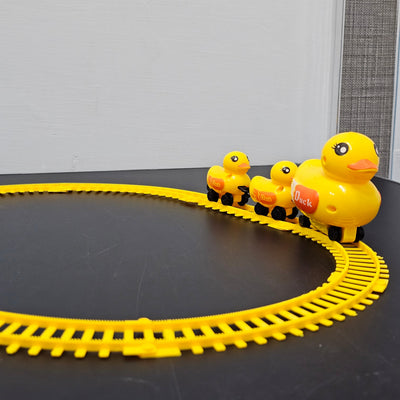 Jouet de chemin de fer électrique Canard Jaune – Jouet de piste amusant pour enfants | Bacha Toys
