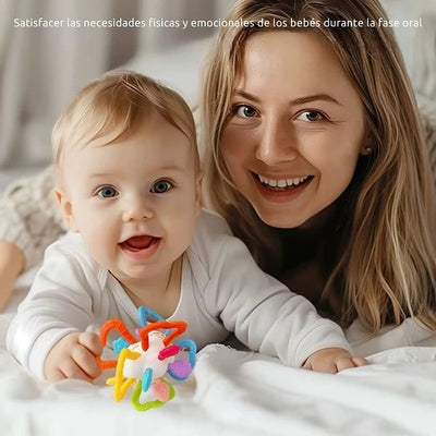 Sonajero para bebé – Estimulación temprana para el desarrollo visual, táctil y auditivo | Bacha Toys