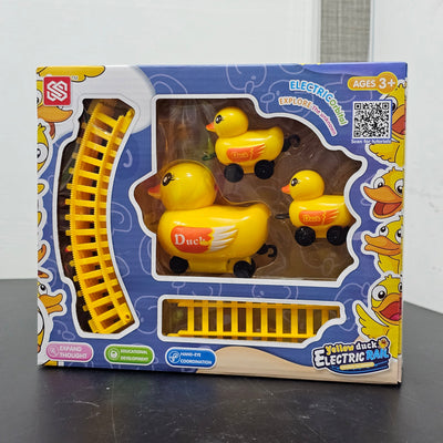 Jouet de chemin de fer électrique Canard Jaune – Jouet de piste amusant pour enfants | Bacha Toys
