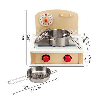 Fidtoy Cuisine Enfant 2-en-1 Cuisinière Gril Jouet de Cuisine