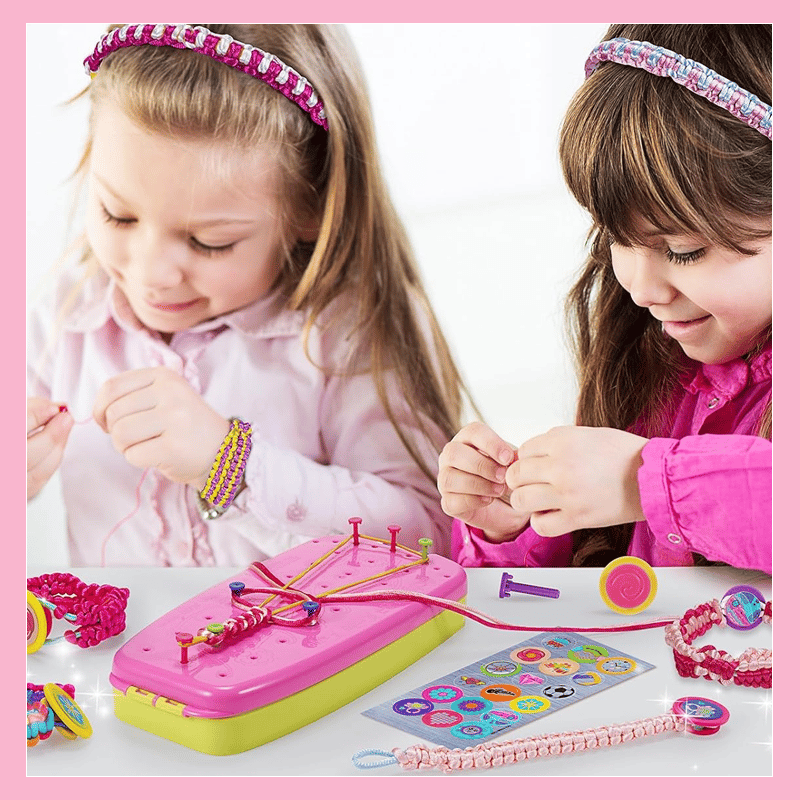 Craft Kids – Creativo y Educativo – Set para Tejer Pulseras para Niños