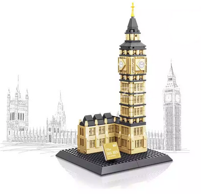 Modèle de construction de la tour Elizabeth – 910 pièces