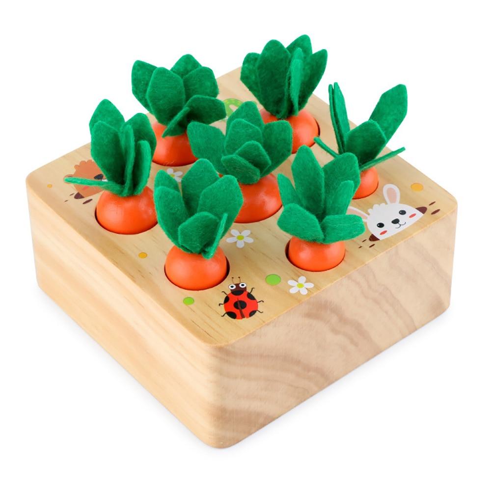 Jeu de carottes en bois