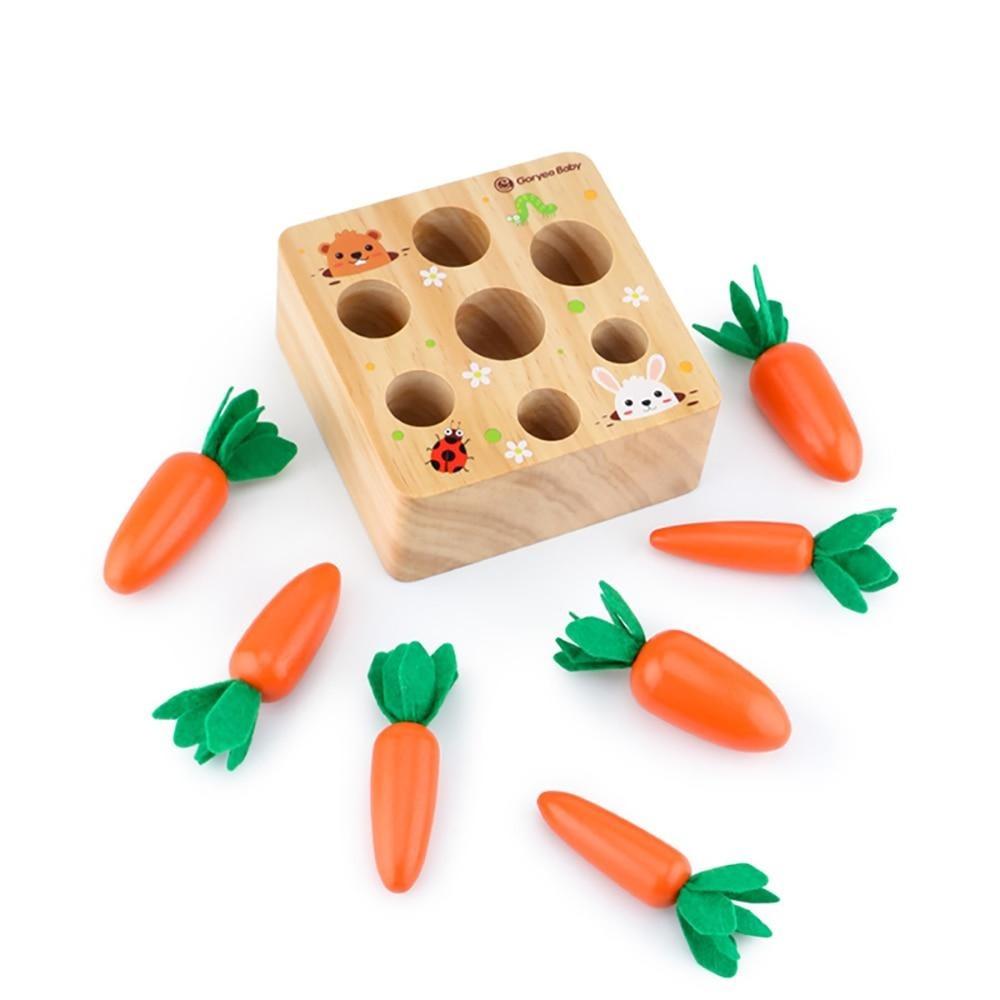 Jeu de carottes en bois