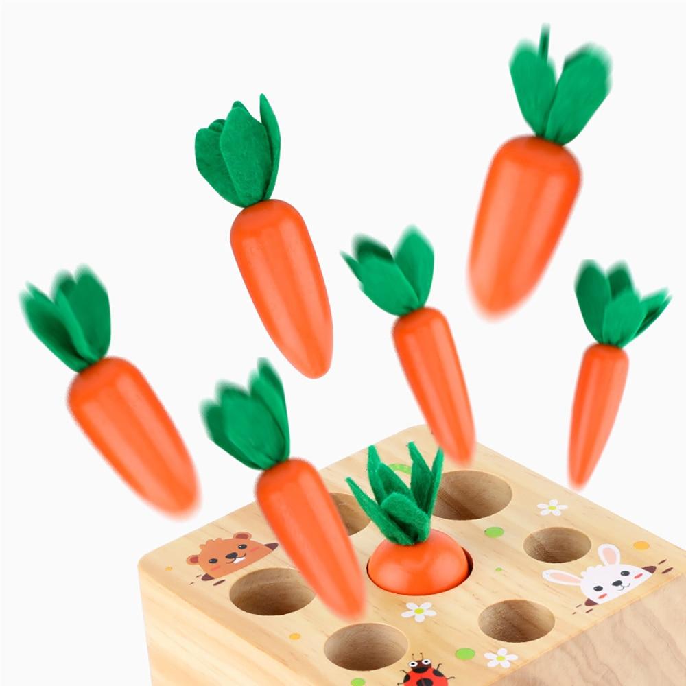 Jeu de carottes en bois