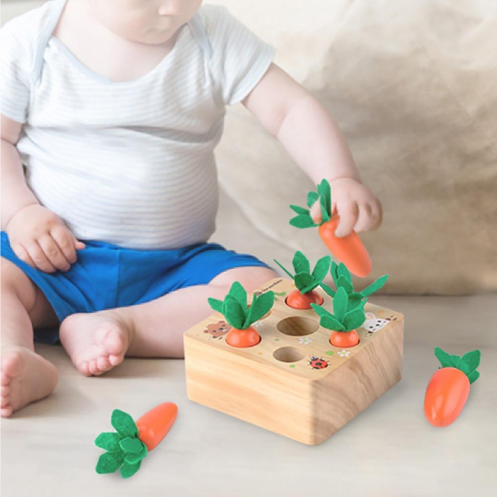 Jeu de carottes en bois