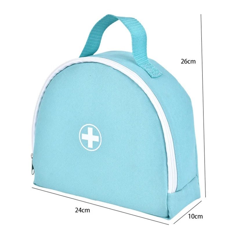 Jouet de docteur en bois avec sac de dentiste, brosse à dents, ensemble de médicaments, jeux de rôle