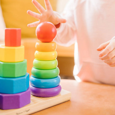 Wooden Geometric Stacker (Melissa and Doug)