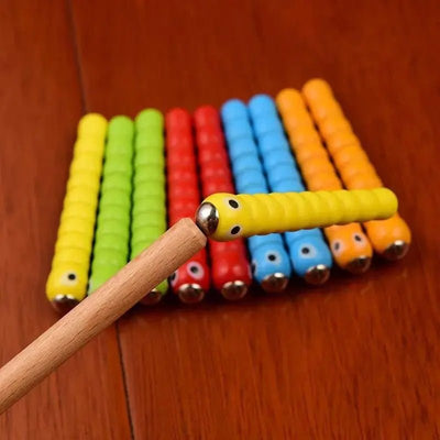 Jouet magnétique en bois | Jeu d'attrape-insectes | Jouet Montessori pour enfants