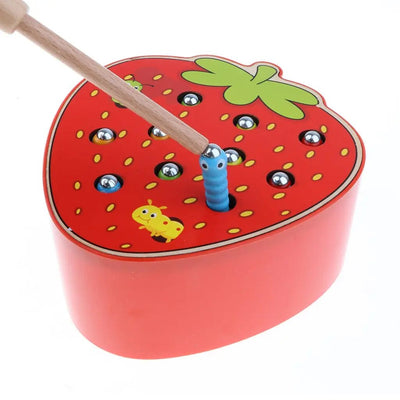 Jouet magnétique en bois | Jeu d'attrape-insectes | Jouet Montessori pour enfants