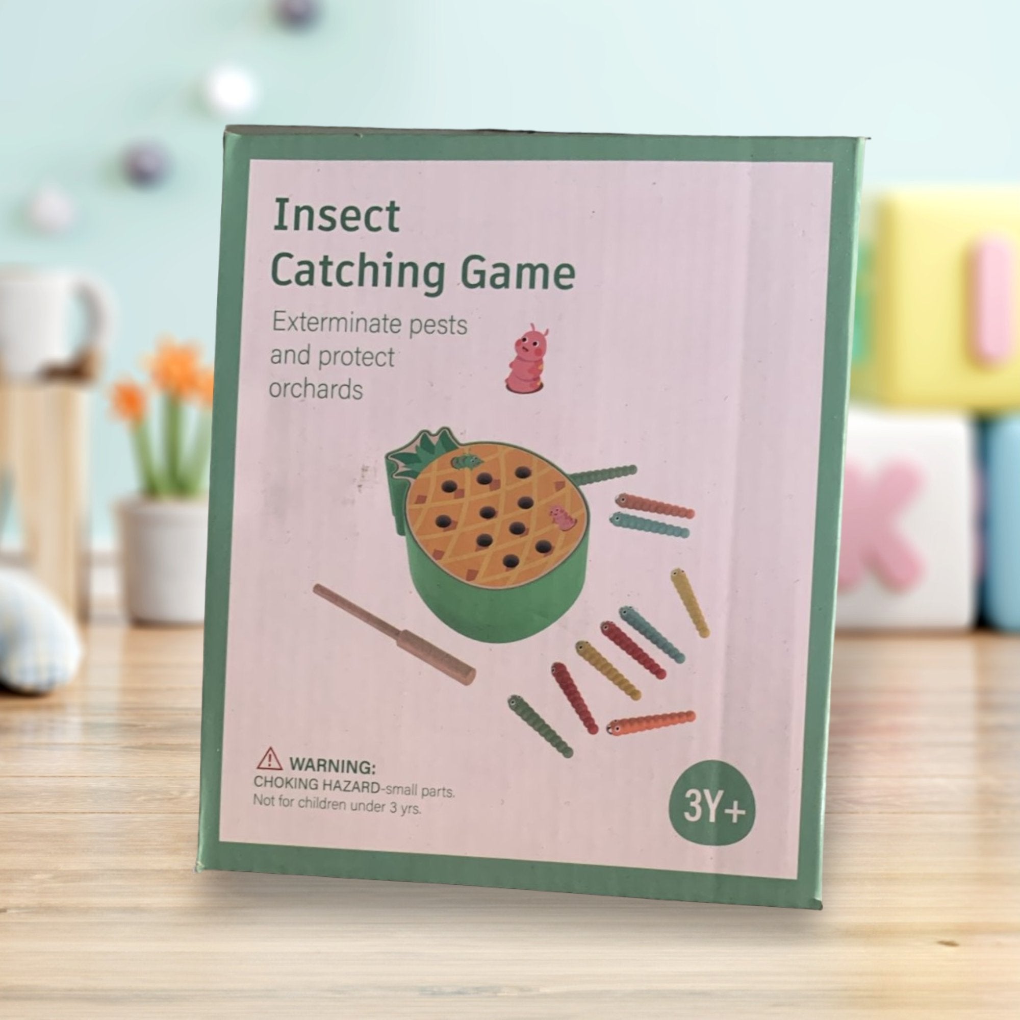 Jouet magnétique en bois | Jeu d'attrape-insectes | Jouet Montessori pour enfants