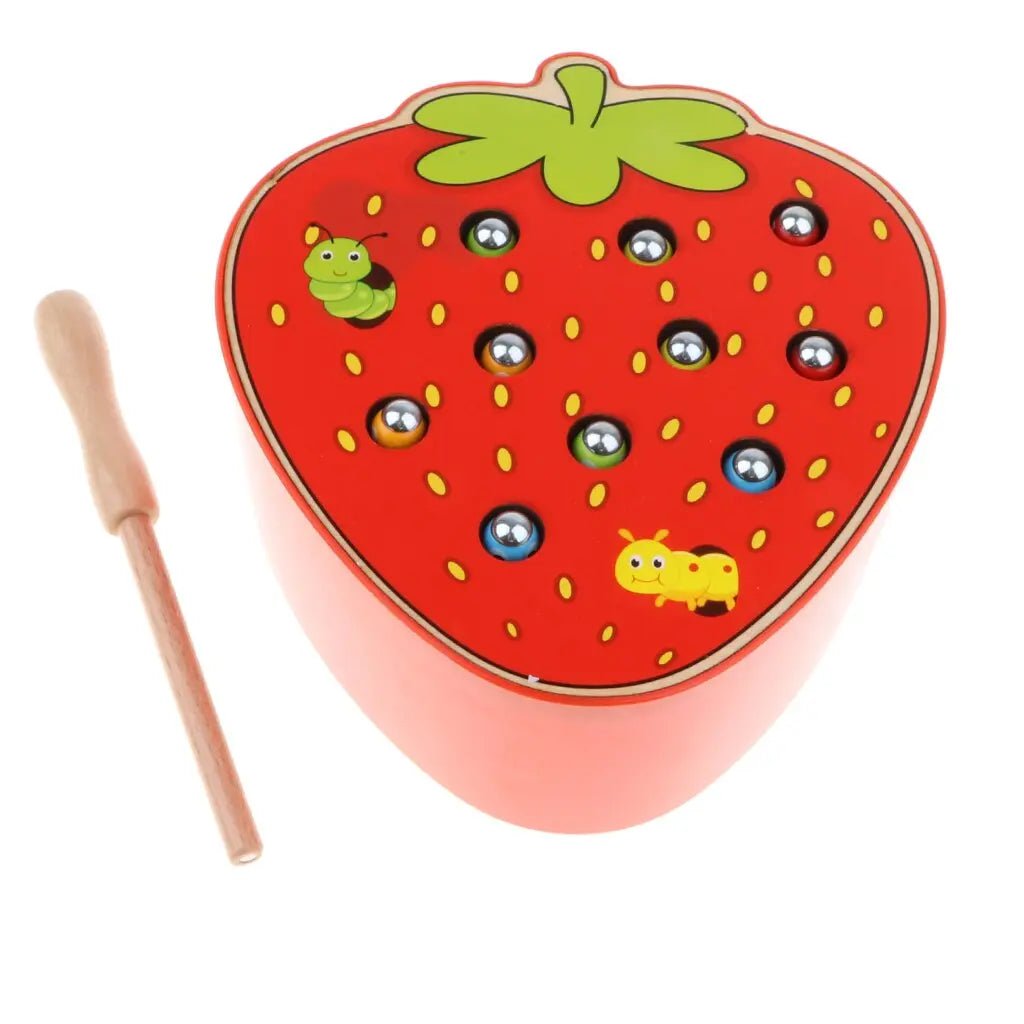 Jouet magnétique en bois | Jeu d'attrape-insectes | Jouet Montessori pour enfants