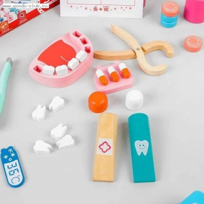 Botiquín de primeros auxilios de madera Kit de médico