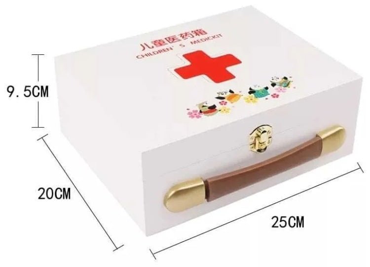 Botiquín de primeros auxilios de madera Kit de médico