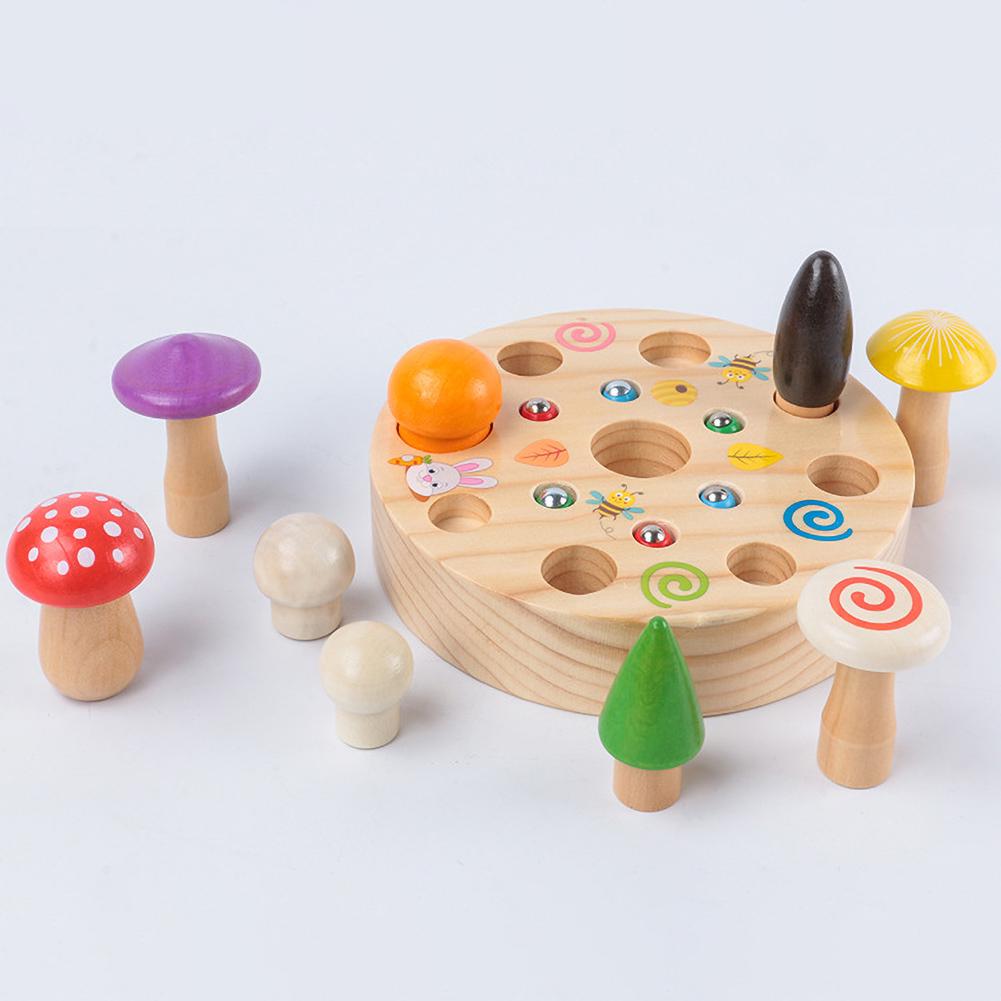 Meilleur jeu Montessori Pic Attrape-vers - Jouets de motricité fine