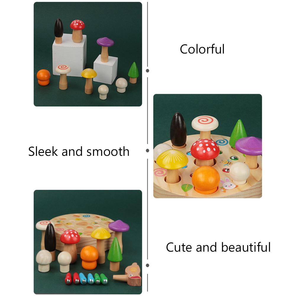 Meilleur jeu Montessori Pic Attrape-vers - Jouets de motricité fine